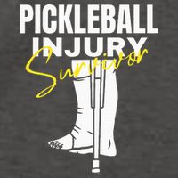 Pickleball Injury Survivor Funny Dink Player Team Paddleball Vector Backpack