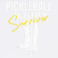 Pickleball Injury Survivor Funny Dink Player Team Paddleball Garment-Dyed Sweatshirt