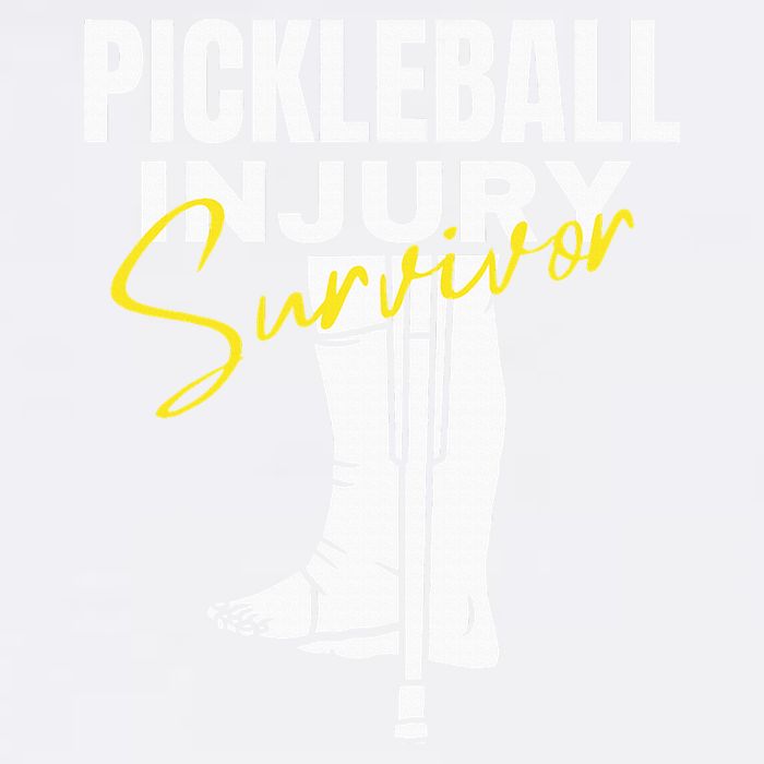Pickleball Injury Survivor Funny Dink Player Team Paddleball Garment-Dyed Sweatshirt