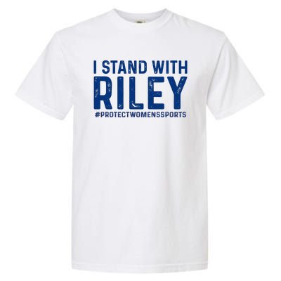 #ProtectWomensSports I Stand With Riley Gaines Garment-Dyed Heavyweight T-Shirt