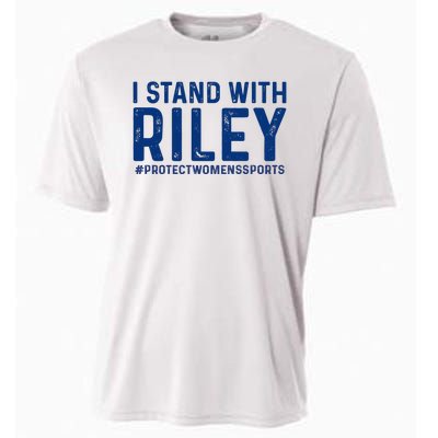 #ProtectWomensSports I Stand With Riley Gaines Cooling Performance Crew T-Shirt