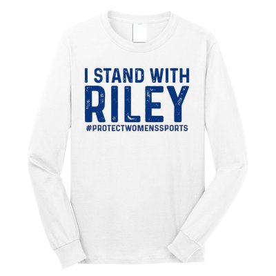 #ProtectWomensSports I Stand With Riley Gaines Long Sleeve Shirt