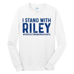 #ProtectWomensSports I Stand With Riley Gaines Tall Long Sleeve T-Shirt