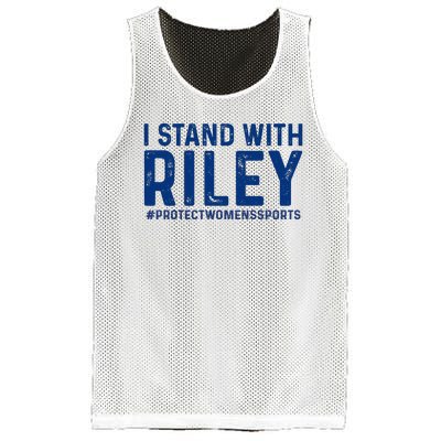 #ProtectWomensSports I Stand With Riley Gaines Mesh Reversible Basketball Jersey Tank