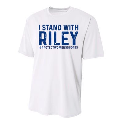 #ProtectWomensSports I Stand With Riley Gaines Performance Sprint T-Shirt