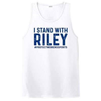 #ProtectWomensSports I Stand With Riley Gaines PosiCharge Competitor Tank