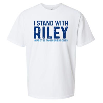 #ProtectWomensSports I Stand With Riley Gaines Sueded Cloud Jersey T-Shirt