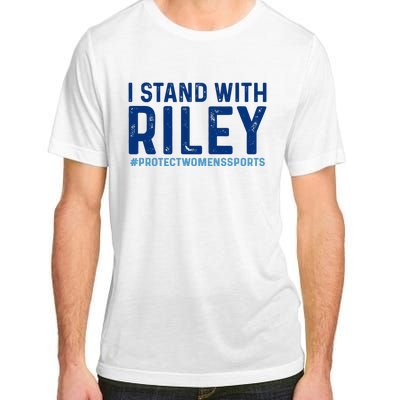 #ProtectWomensSports I Stand With Riley Gaines Adult ChromaSoft Performance T-Shirt