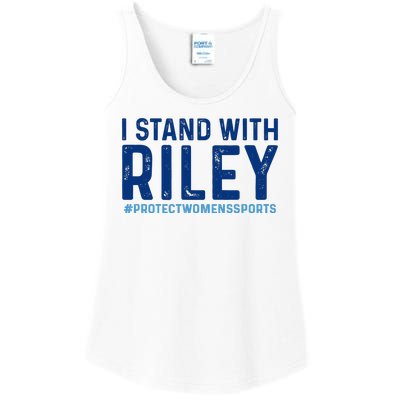 #ProtectWomensSports I Stand With Riley Gaines Ladies Essential Tank