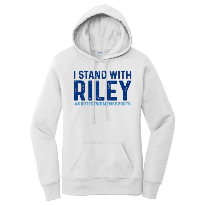 #ProtectWomensSports I Stand With Riley Gaines Women's Pullover Hoodie