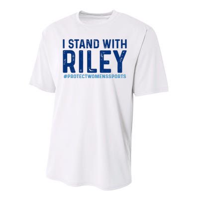 #ProtectWomensSports I Stand With Riley Gaines Performance Sprint T-Shirt