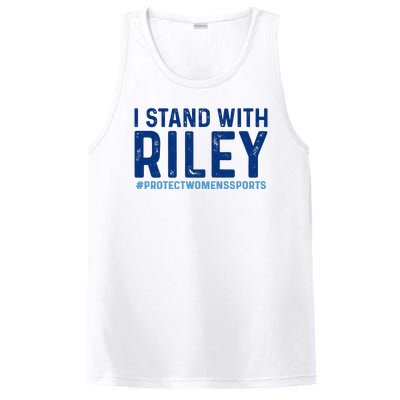 #ProtectWomensSports I Stand With Riley Gaines PosiCharge Competitor Tank