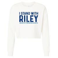 #ProtectWomensSports I Stand With Riley Gaines Cropped Pullover Crew