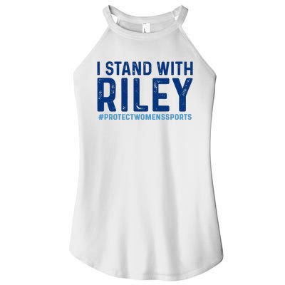 #ProtectWomensSports I Stand With Riley Gaines Women's Perfect Tri Rocker Tank