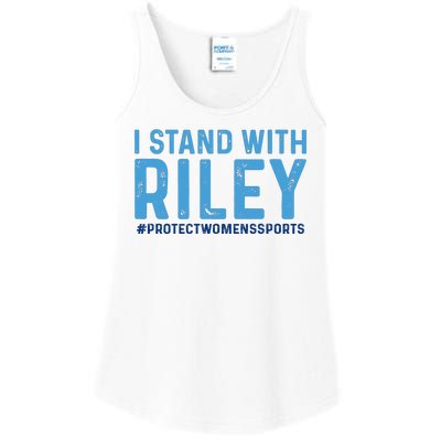 #ProtectWomensSports I Stand With Riley Gaines Ladies Essential Tank