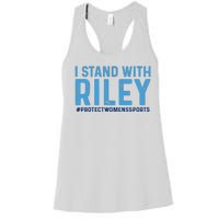 #ProtectWomensSports I Stand With Riley Gaines Women's Racerback Tank