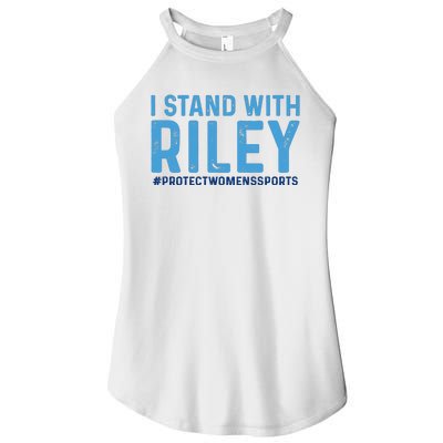 #ProtectWomensSports I Stand With Riley Gaines Women's Perfect Tri Rocker Tank