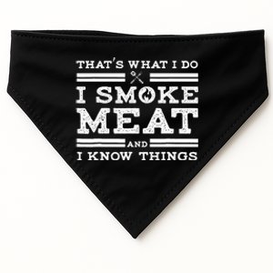 Pitmaster I Smoke Meat Bbq Smoker Grill USA-Made Doggie Bandana