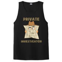 Private Investigator Spying Through Newspaper Secret Eye PosiCharge Competitor Tank