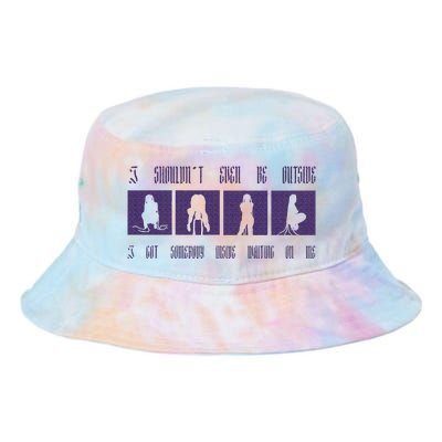 Partynextdoor I ShouldnT Even Be Outside Tie Dye Newport Bucket Hat