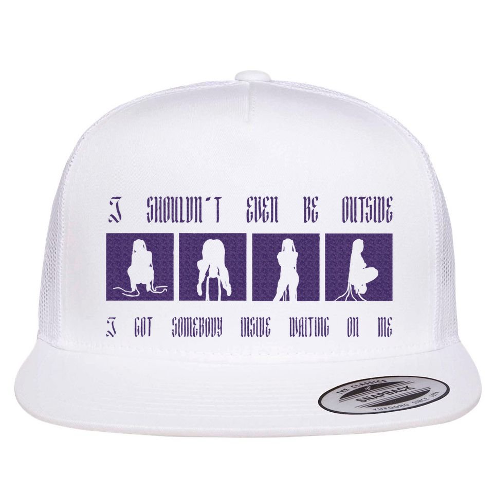 Partynextdoor I ShouldnT Even Be Outside Flat Bill Trucker Hat