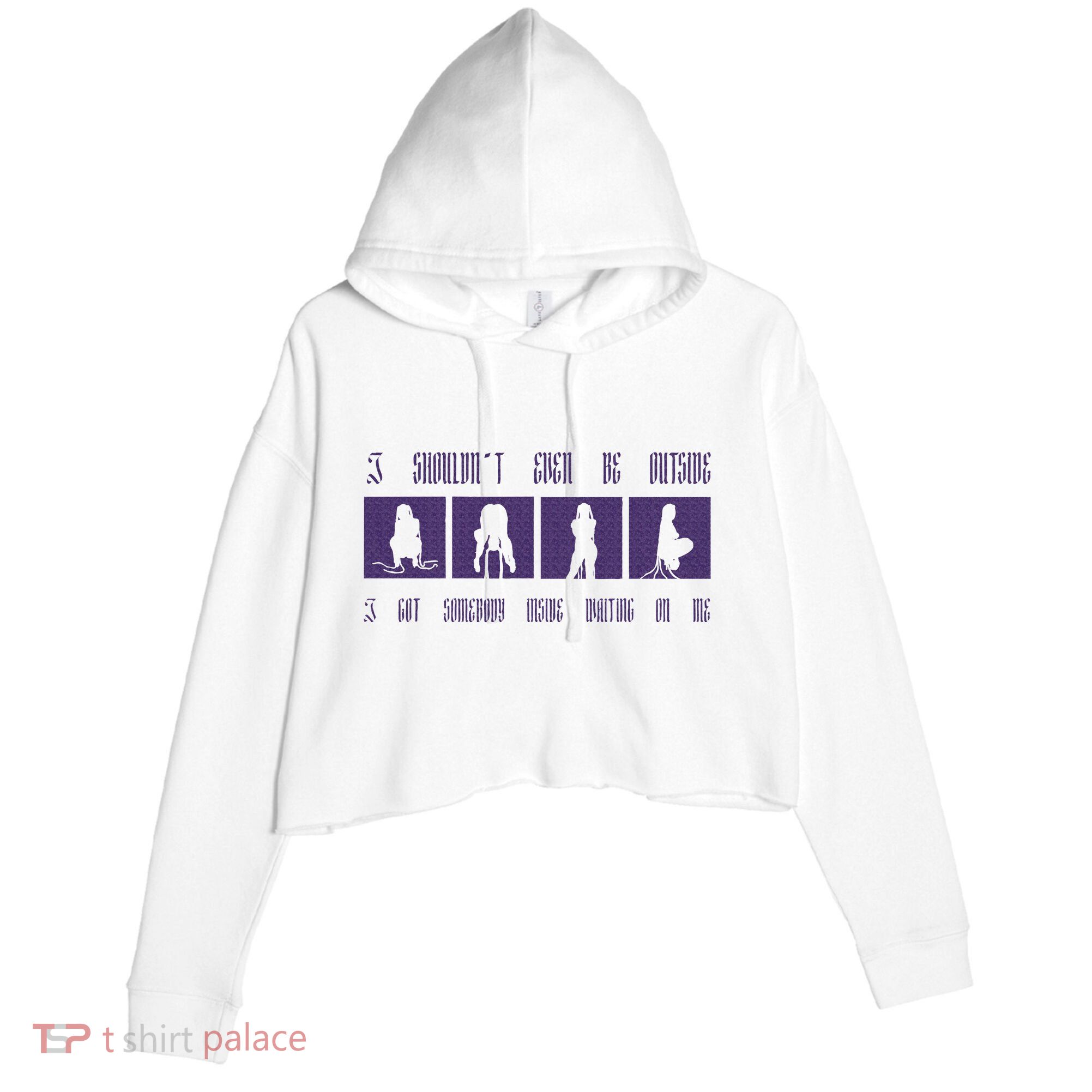 Partynextdoor I ShouldnT Even Be Outside Crop Fleece Hoodie