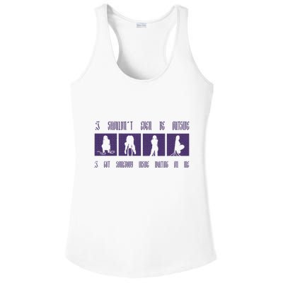 Partynextdoor I ShouldnT Even Be Outside Ladies PosiCharge Competitor Racerback Tank
