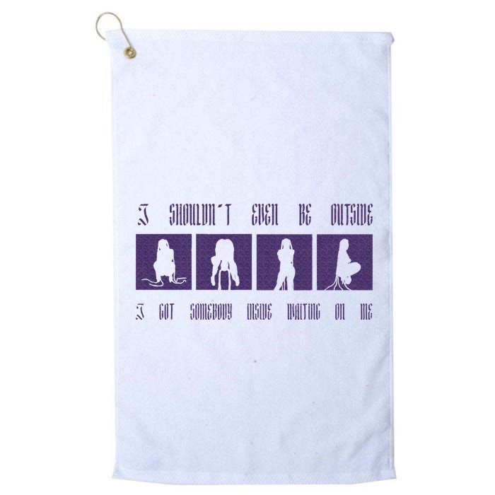 Partynextdoor I ShouldnT Even Be Outside Golf Towel