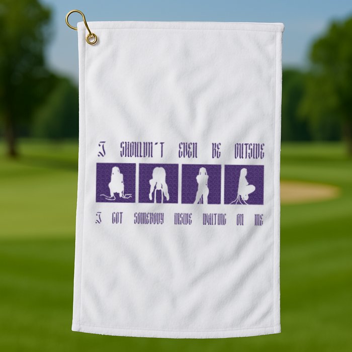 Partynextdoor I ShouldnT Even Be Outside Golf Towel
