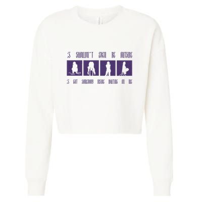Partynextdoor I ShouldnT Even Be Outside Cropped Pullover Crew