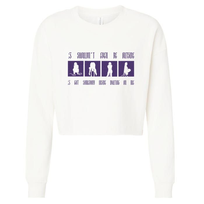 Partynextdoor I ShouldnT Even Be Outside Cropped Pullover Crew