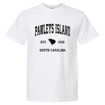 Pawleys Island South Carolina Sc Vintage Established Athletic Sports Garment-Dyed Heavyweight T-Shirt