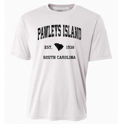 Pawleys Island South Carolina Sc Vintage Established Athletic Sports Cooling Performance Crew T-Shirt