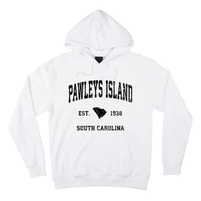 Pawleys Island South Carolina Sc Vintage Established Athletic Sports Hoodie