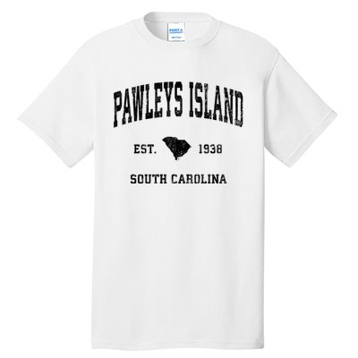 Pawleys Island South Carolina Sc Vintage Established Athletic Sports Tall T-Shirt