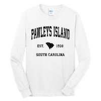 Pawleys Island South Carolina Sc Vintage Established Athletic Sports Tall Long Sleeve T-Shirt