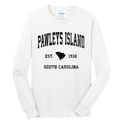 Pawleys Island South Carolina Sc Vintage Established Athletic Sports Tall Long Sleeve T-Shirt