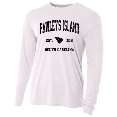 Pawleys Island South Carolina Sc Vintage Established Athletic Sports Cooling Performance Long Sleeve Crew