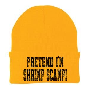 Pretend Im Shrimp Scampi Cute Gift Easy Halloween Costume Gift Knit Cap Winter Beanie