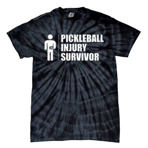 Pickleball Injury Survivor funny sport coach Tie-Dye T-Shirt