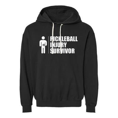 Pickleball Injury Survivor Garment-Dyed Fleece Hoodie