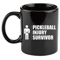 Pickleball Injury Survivor 11oz C Handle Ceramic Mug