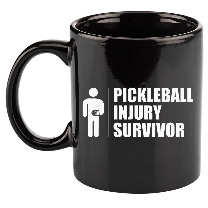 Pickleball Injury Survivor 11oz C Handle Ceramic Mug