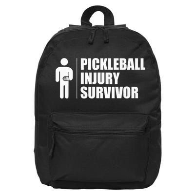 Pickleball Injury Survivor 16 in Basic Backpack
