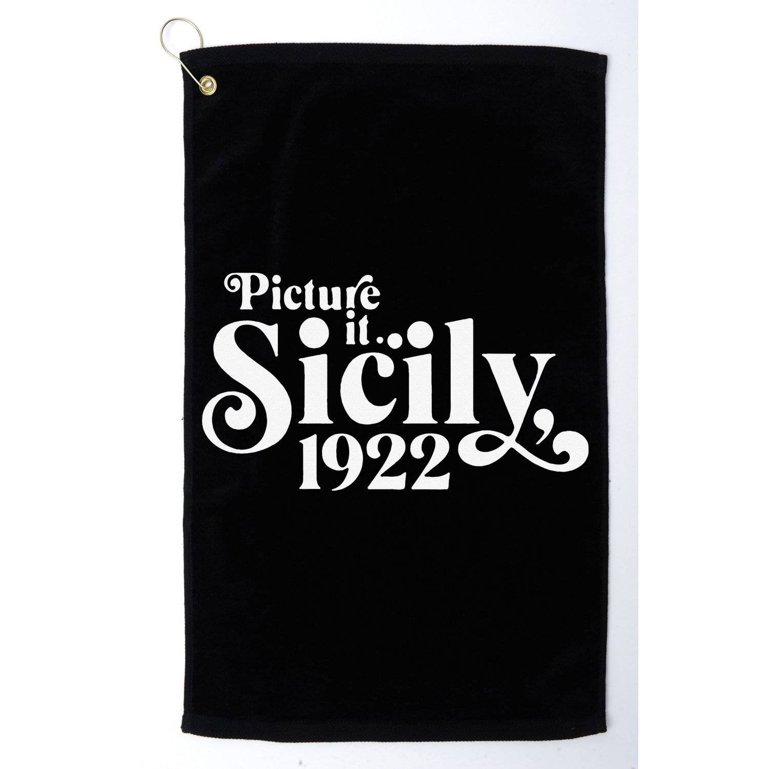 Picture It Sicily 1922 Golf Towel