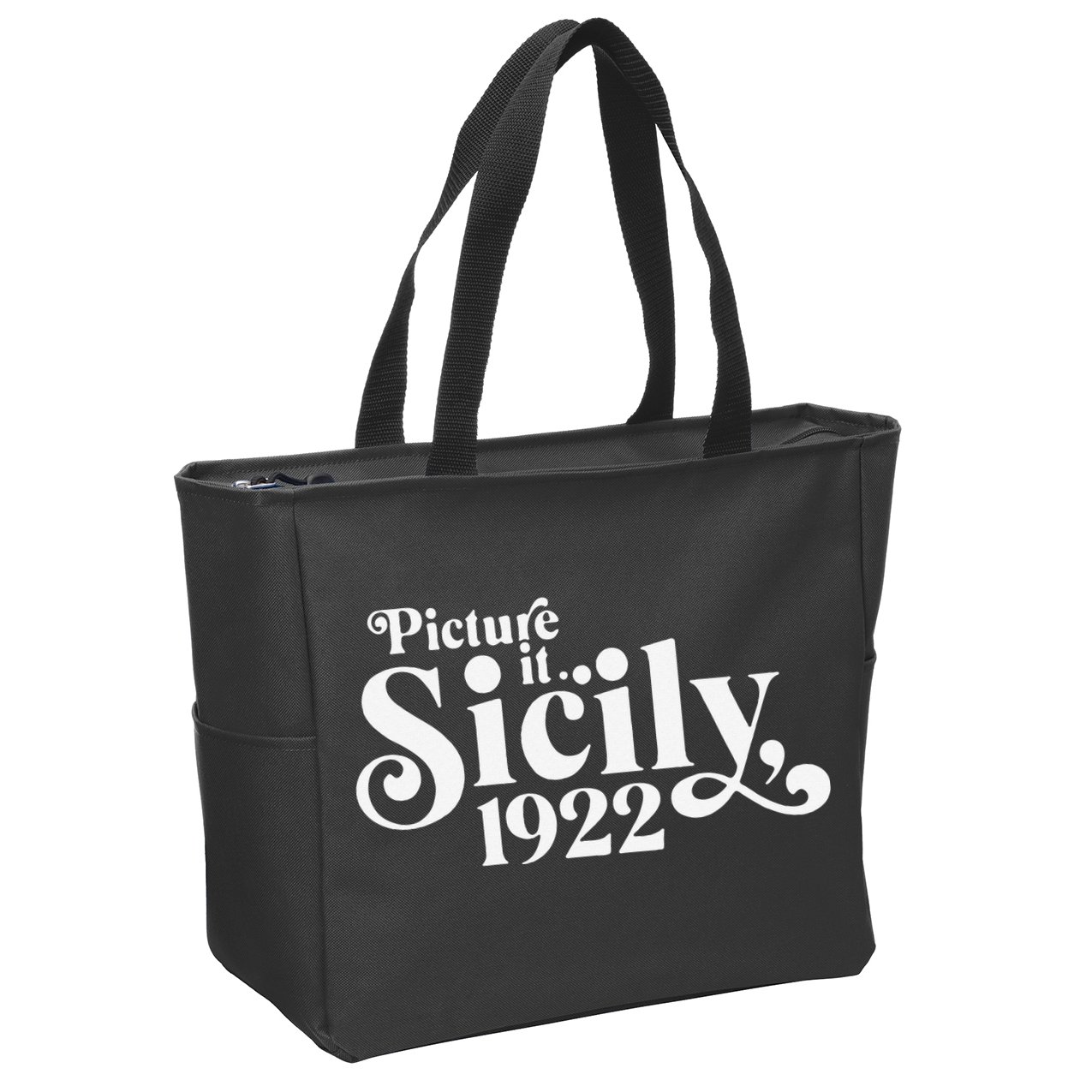 Picture It Sicily 1922 Zip Tote Bag