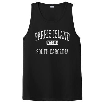 Parris Island South Carolina SC Vintage PosiCharge Competitor Tank