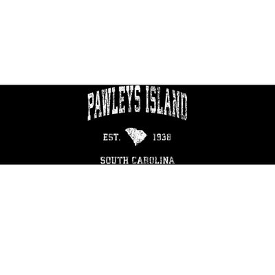 Pawleys Island South Carolina SC Vintage Athletic Sports Des Bumper Sticker