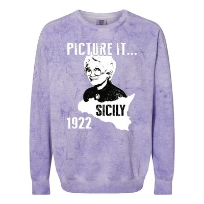 Picture It Sicily 1922 Golden Girl Colorblast Crewneck Sweatshirt