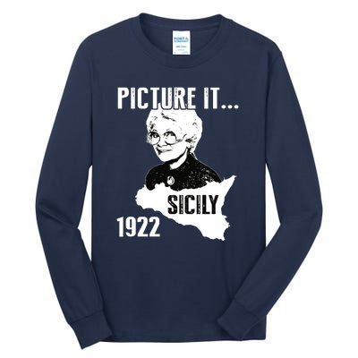 Picture It Sicily 1922 Golden Girl Tall Long Sleeve T-Shirt